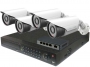 Набор 2Мпх Наружный 4 (Склад 4) - В состав данного комплекта входят сетевой видеорегистратор 16 каналов FULL HD NVR, 4 наружных IP камеры 2Mpx с функцией POE, 4-канальный POE свитч.